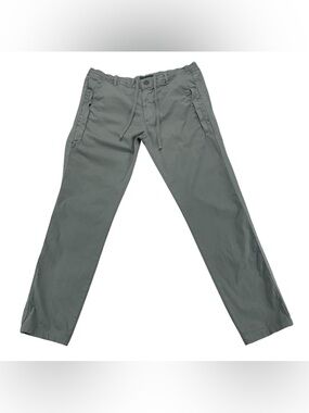 ARI Men’s Gray Drawstring Pants Size 34 Made in Italy Casual Trouser
